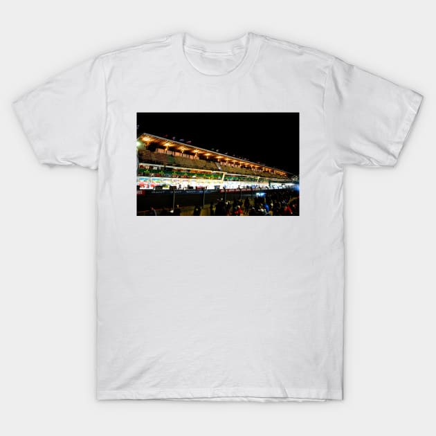 Motor Racing At Night Le Mans 2019 T-Shirt by AndyEvansPhotos